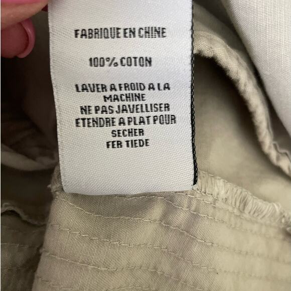 Lily Aldridge Women Jacket S Beige Adjustable Waist Lightweight Utility Gorpcore - Picture 12 of 14